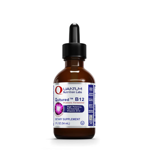 Gotas líquidas de vitamina B12 metilada Quantum Nutrition para energía