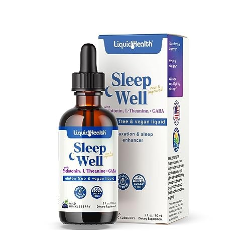 Gotas líquidas naturales LIQUIDHEALTH para energía y mejor sueño