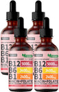 Gotas líquidas vitamina B12 y B6 NUSAVA sabor fresa