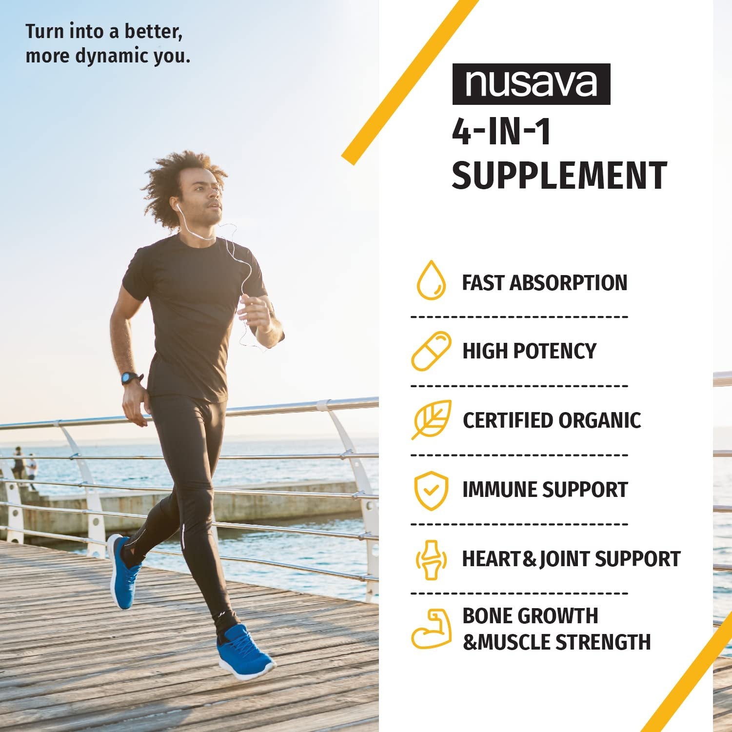 Gotas líquidas vitamina D3 K2 NUSAVA fresa