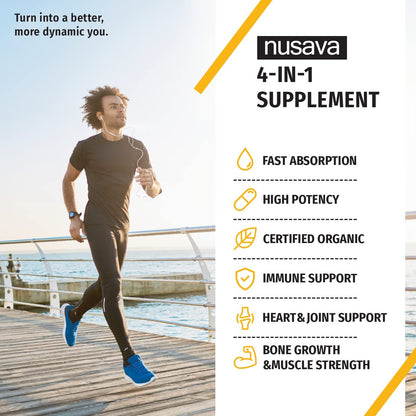 Gotas líquidas vitamina D3 K2 NUSAVA fresa