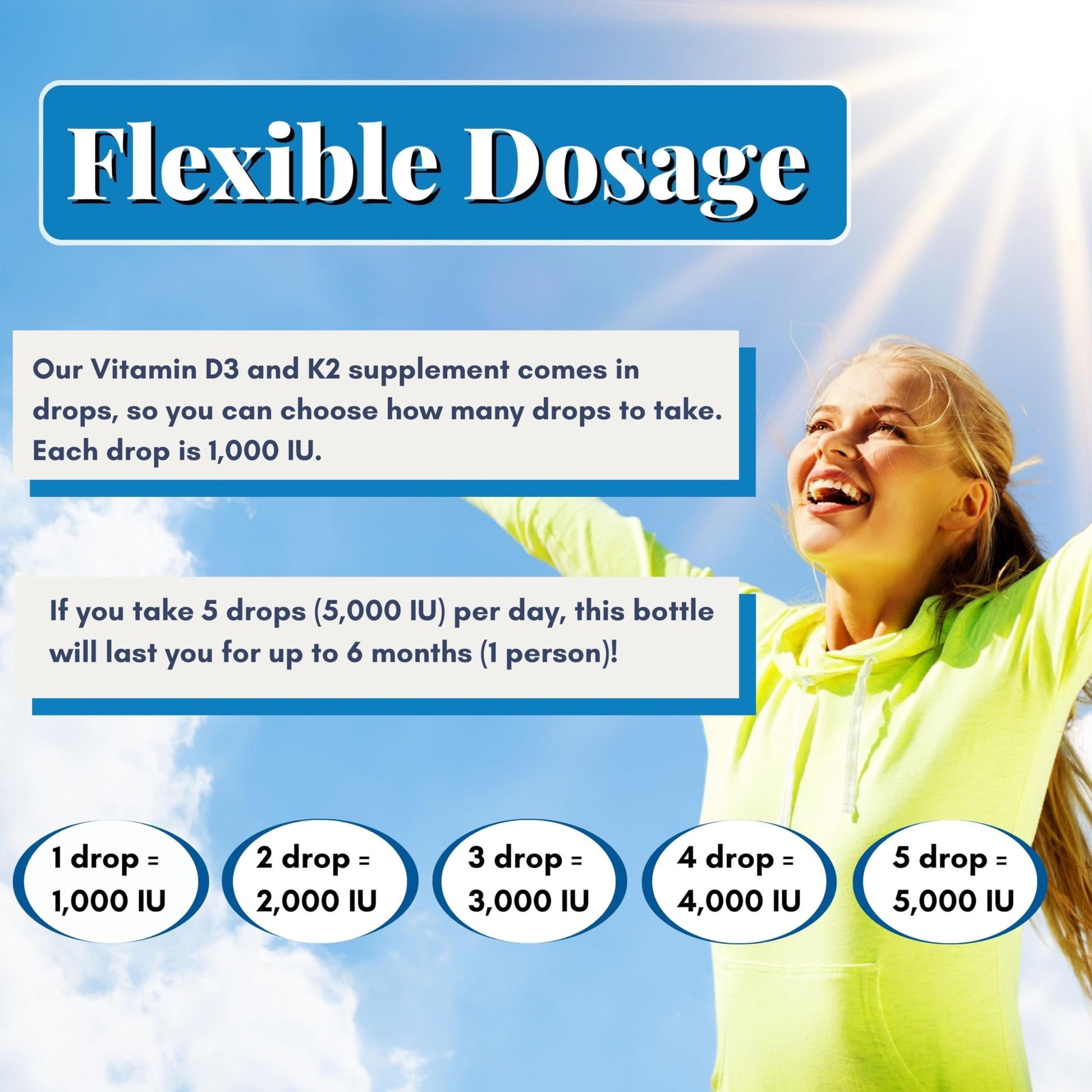 Gotas líquidas wellwe vitamina d3 k2 para energía y sistema inmune