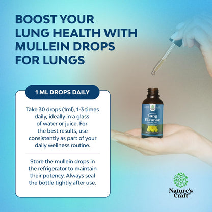 Gotas orgánicas para limpieza respiratoria y detox pulmonar