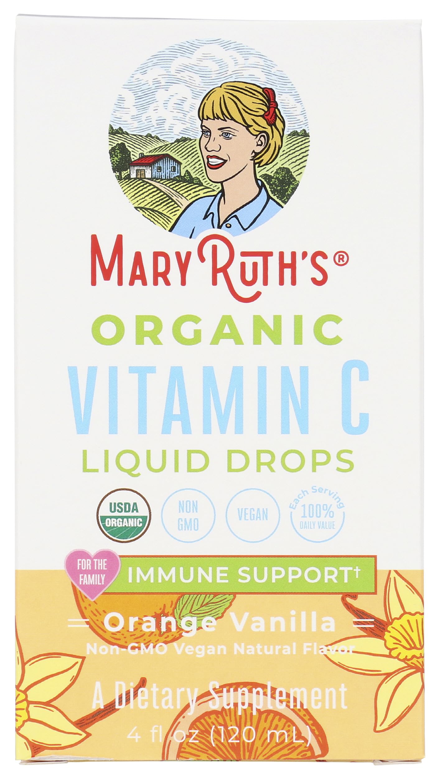 Gotas orgánicas de vitamina C Mary Ruth's frasco 4 fl oz