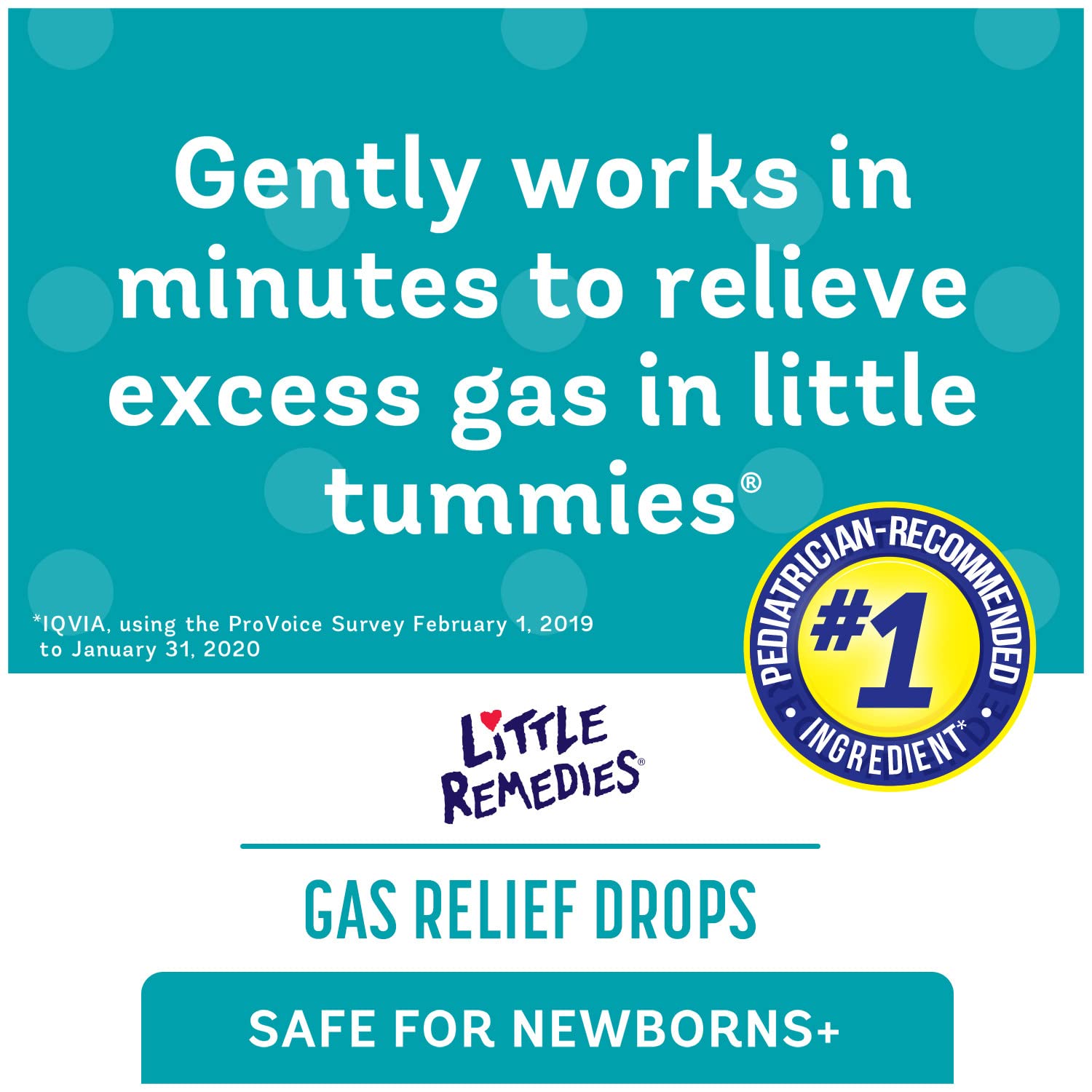 Gotas para gases infantiles sabor natural a baya