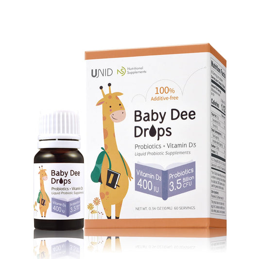 Gotas probióticas líquidas UNID BabyDee con vitamina D3 10ml