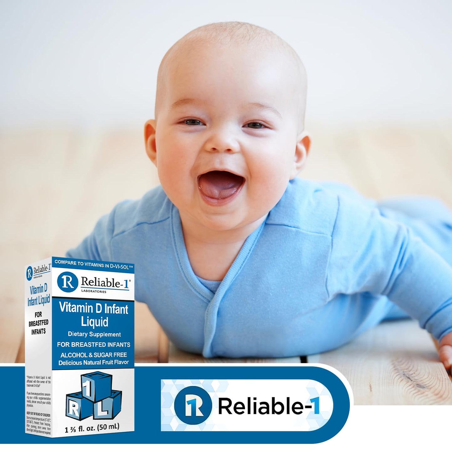Gotas Reliable-1 para bebés apoyo huesos sano y desarrollo