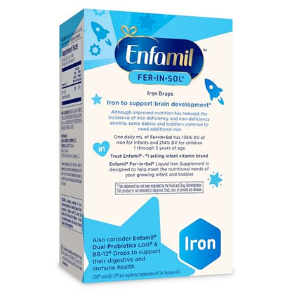 Gotas suplemento de hierro Enfamil para lactantes
