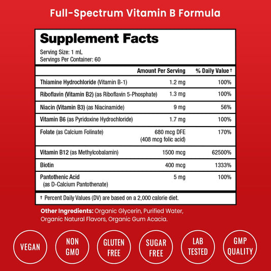 Gotas vitamina b complejo gotas líquidas nutrachamps