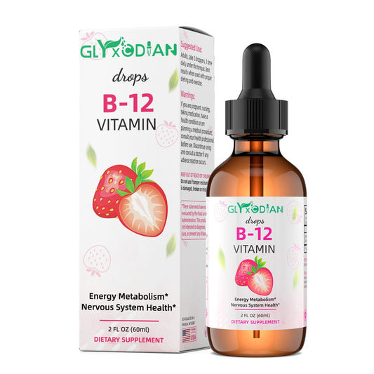 Gotas vitamina b12 líquidas 5000mcg Glyxcodian