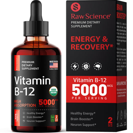 Gotas de vitamina B12 líquidas para energía