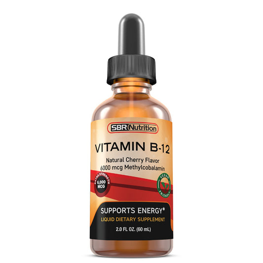 Gotas vitamina B12 metilcobalamina 6000 mcg SBR Nutrition