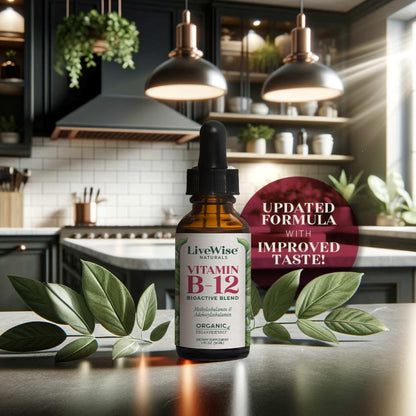 Gotas vitamina b12 metilcobalamina y adenosilcobalamina veganas