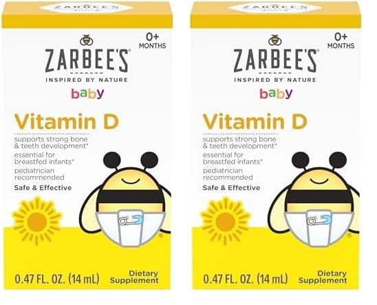 Gotas vitamina D Zarbee's para bebés y niños pequeños