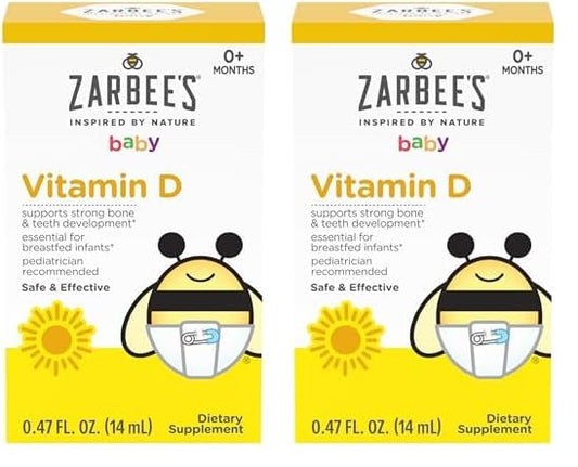 Gotas vitamina D Zarbee's para bebés y niños pequeños