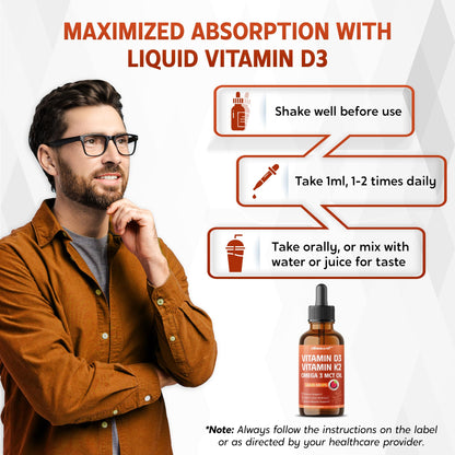 Gotas Nessarit vitamina D3 K2 para soporte óseo y muscular