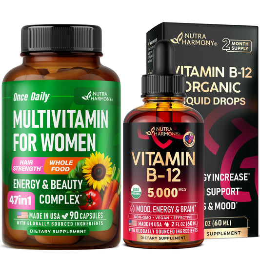 Gotas de Vitaminas B12 para mujeres energéticas