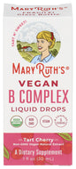Gotas vitaminas B complejas orgánicas Mary Ruth 1 onza
