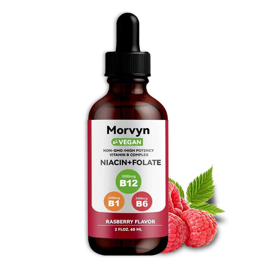 Botella de gotas líquidas de vitaminas Morvyn 60ml
