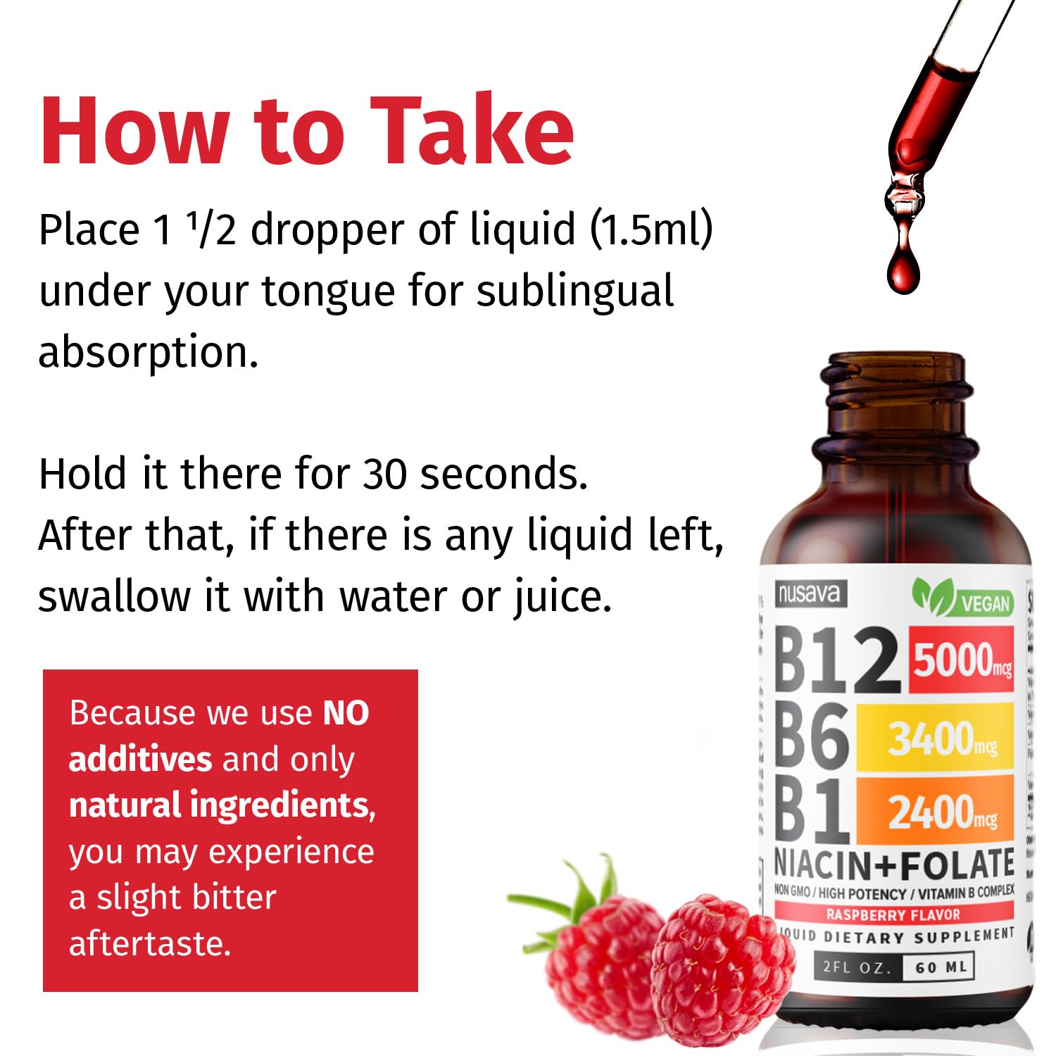 Gotas vitaminas complejo b sublingual en botella vidrio