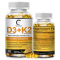 GPGP GreenPeople cápsulas vitamina D3 5000 IU K2 MK-7 veganas