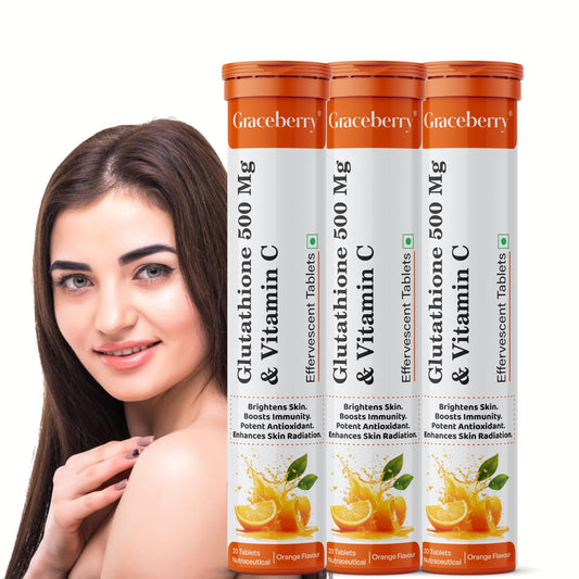 Graceberry tabletas efervescentes glutatión vitamina c piel radiante