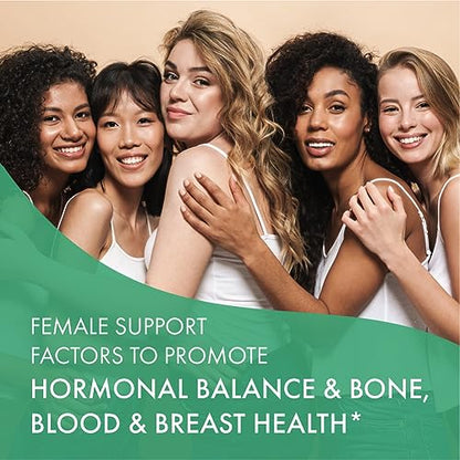 Grupo de mujeres celebrando salud y bienestar con multivitamínico para mujeres