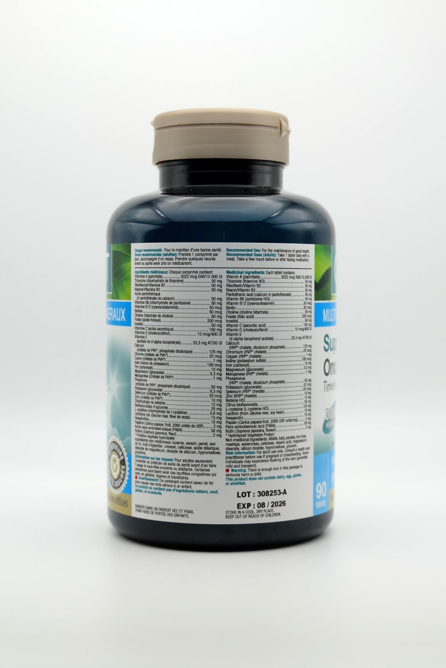 Guía de uso multivitaminas Quest premium