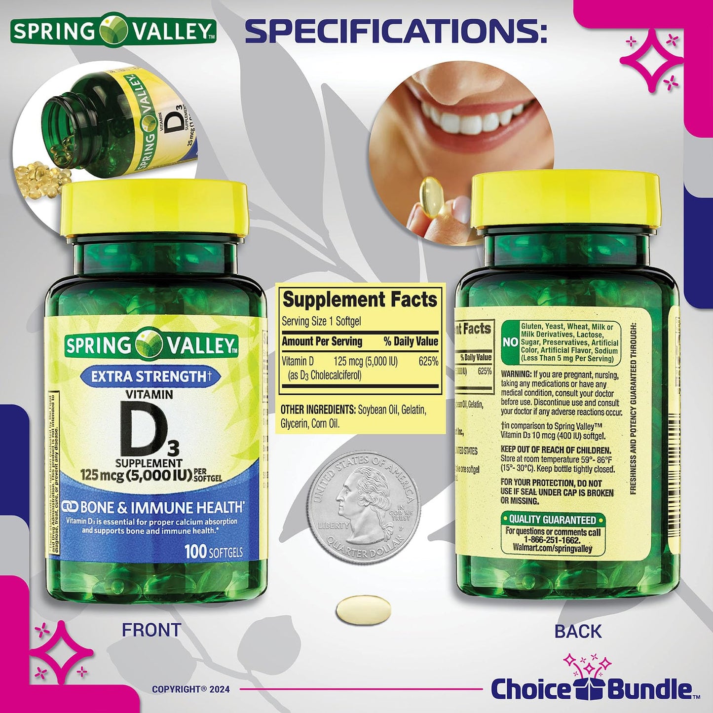 Guía Vitamin Vitality por Choice Bundle en paquete