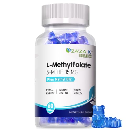 Gummies L-Metilfolato y B12 de ZA'ZA K ORGANICS