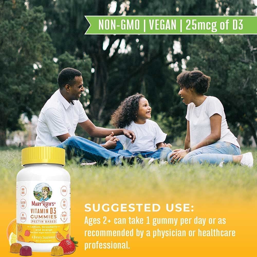 gummies vitamina D3 limón, naranja y fresa