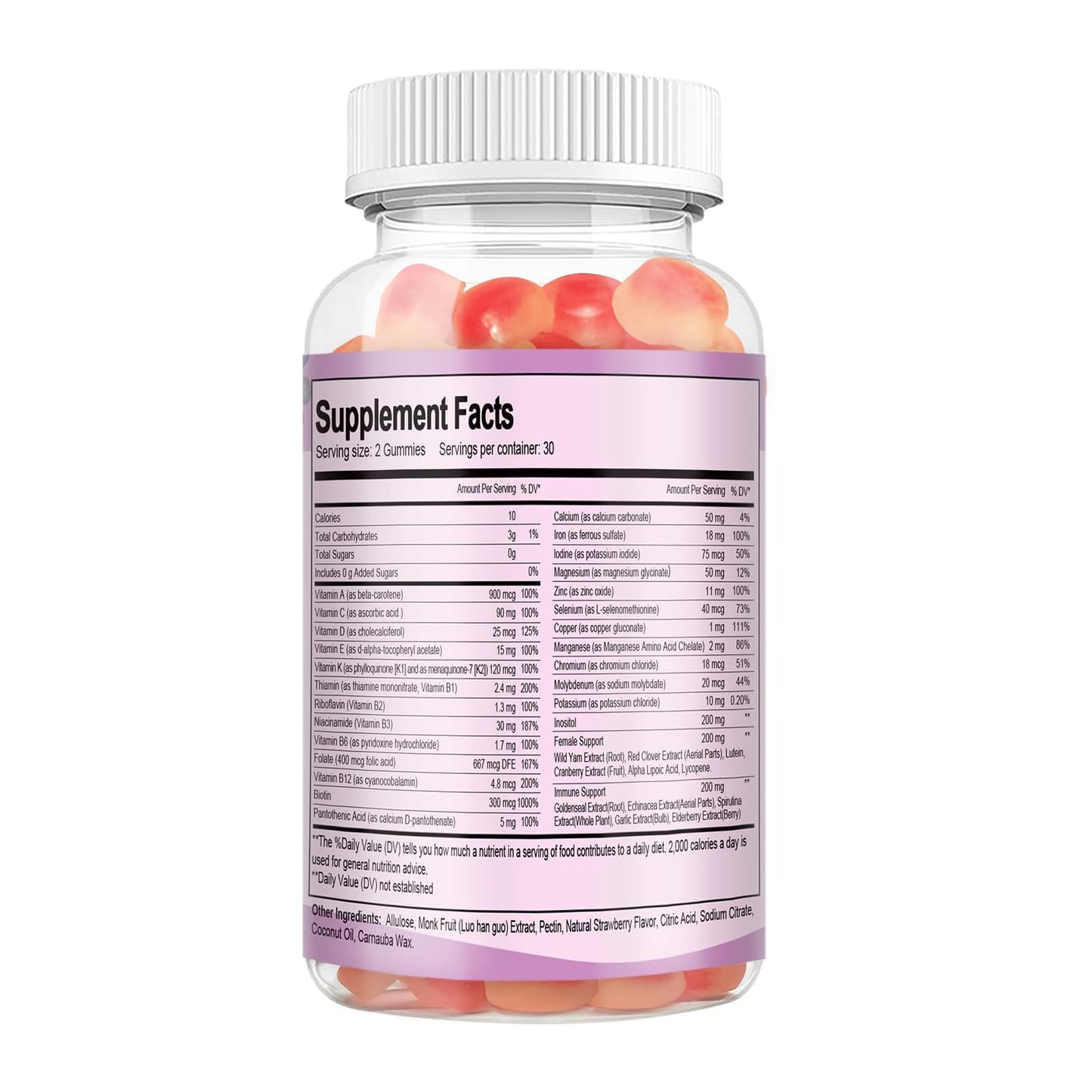 Gummies vitaminas totaria sabor fresa