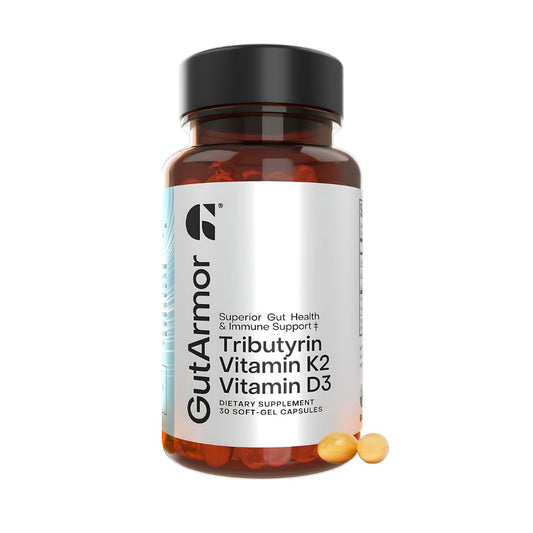 GutArmor suplemento salud intestinal y cardíaca botella frontal