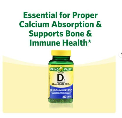 H4U suplemento vitamina d3 para soporte inmune