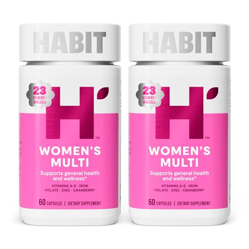 Suplemento multivitamínico para mujeres Habit 2 paquetes de 60 cápsulas.