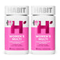 Suplemento multivitamínico para mujeres Habit 2 paquetes de 60 cápsulas.