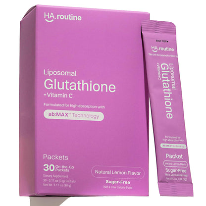 Haroutine glutatión liposomal polvo sobres sabor limón