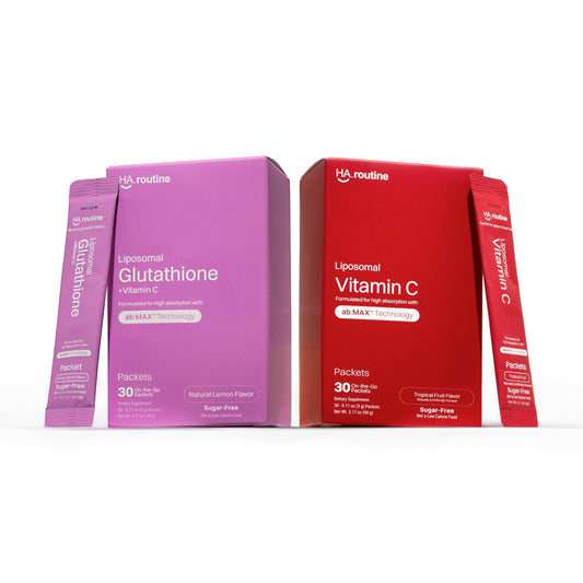 Haroutine sobres vitamina C y glutatión liposomales pack antioxidant