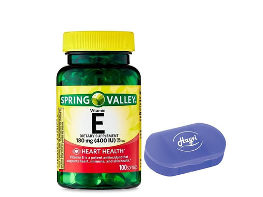 Hayvi vitamina e 1000mg cápsulas vegetales botella