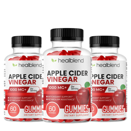 healblend gomitas vinagre sidra de manzana y vitamina b12 180 unidades