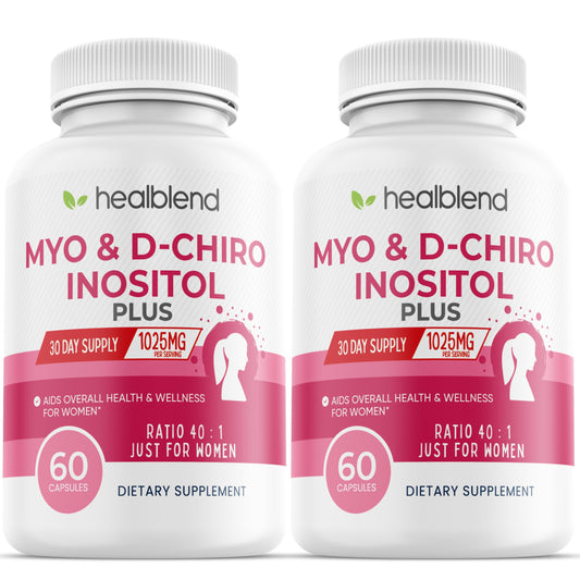 healblend mezcla inositol mio y d-chiro suplemento femenino