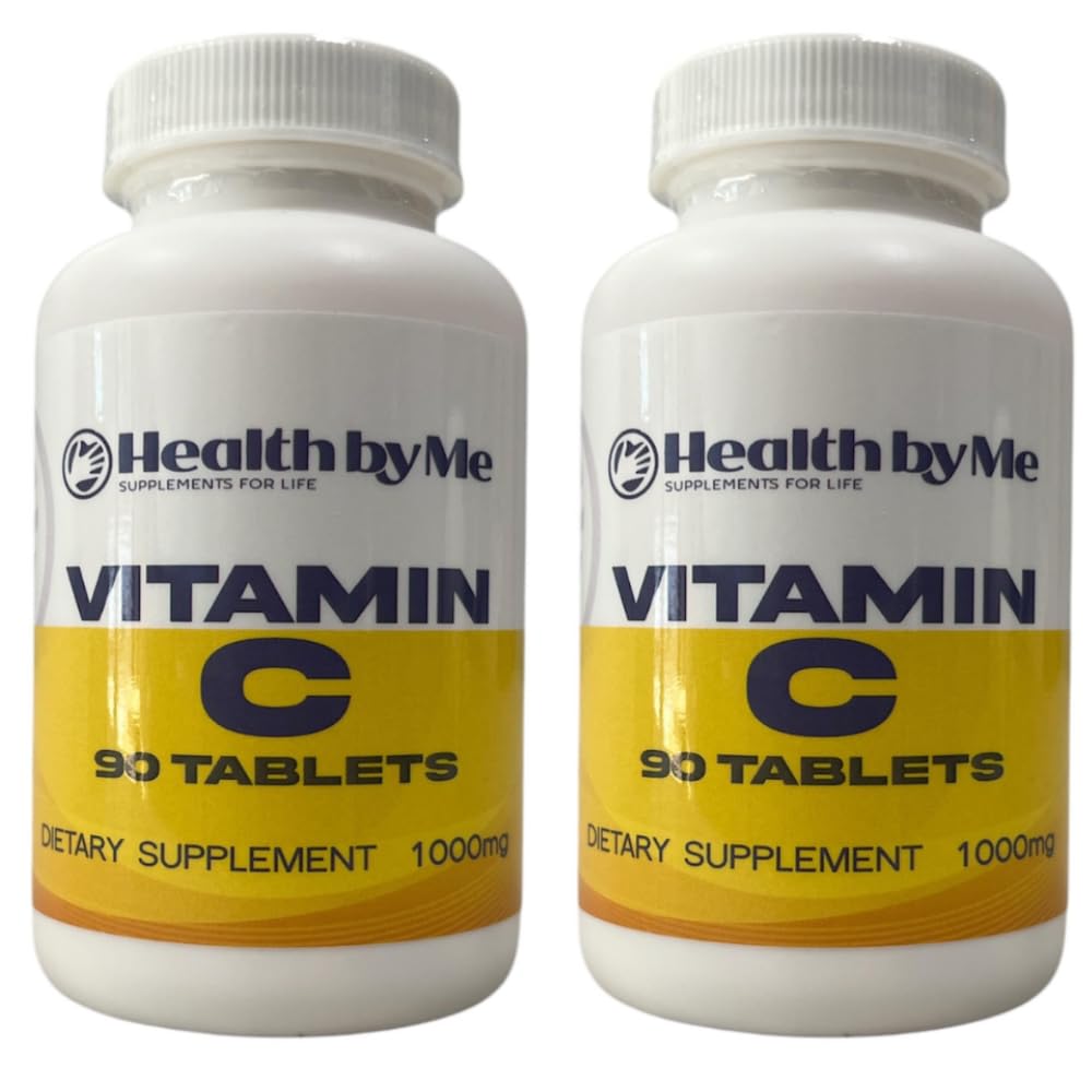 Health By Me paquete doble vitamina c 1000mg 180 tabletas