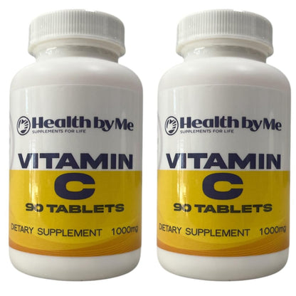 Health By Me paquete doble vitamina c 1000mg 180 tabletas