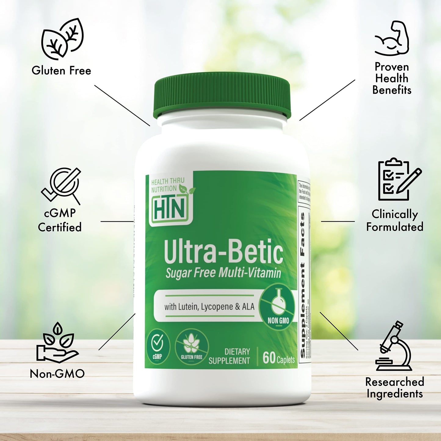 Health Thru Nutrition suplemento vitaminico calidad sin GMO