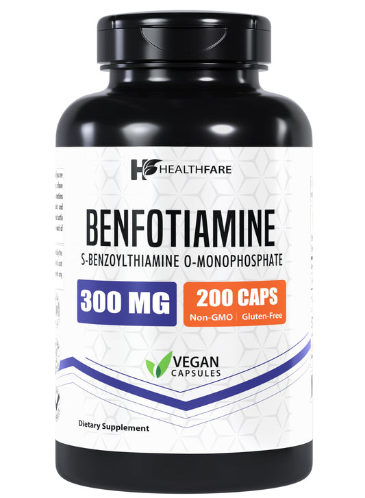 Healthfare Benfotiamina suplemento caja frontal