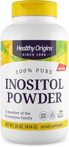 Envase Healthy Origins polvo de inositol para piel y cabello 454g