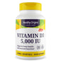 Healthy Origins Vitamina D3 5000 UI botellas