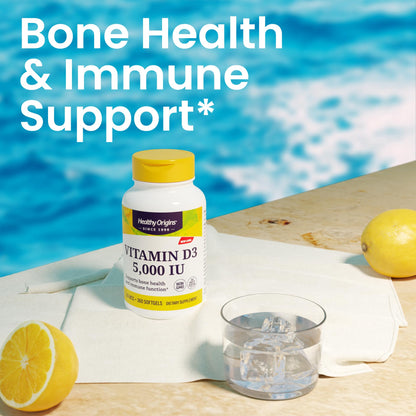 Cápsulas blandas Vitamina D3 Healthy Origins