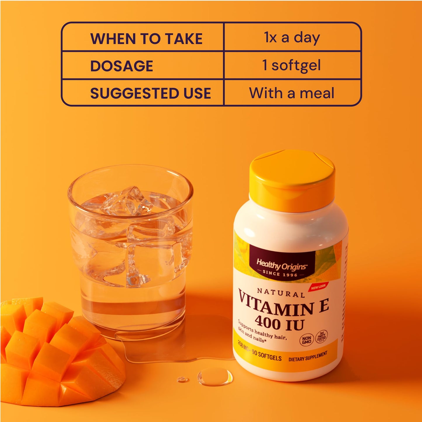 Healthy Origins producto natural de vitamina E con calidad garantizada