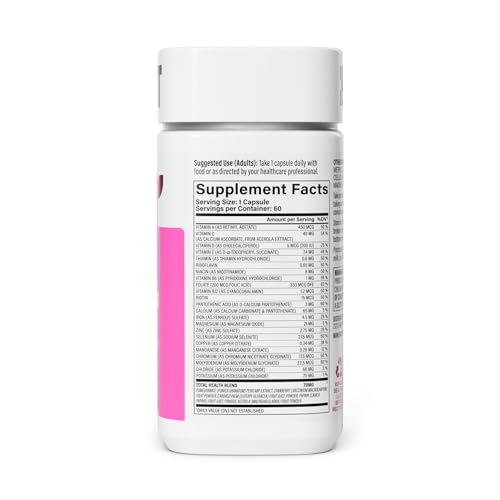 Información de hechos suplementarios del multivitamínico Habit.